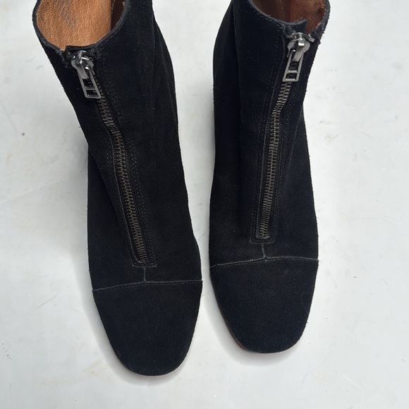 Madewell The Amalia Zip Boot in Black Suede S-290 Sz 9 - Picture 5 of 11